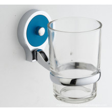 High Quality Bathroom Single Tumbler Holder with Glass Cup (JN10238)